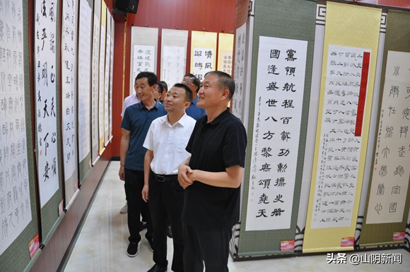 山陰縣各鄉(xiāng)鎮(zhèn)組織參觀廉政書畫展